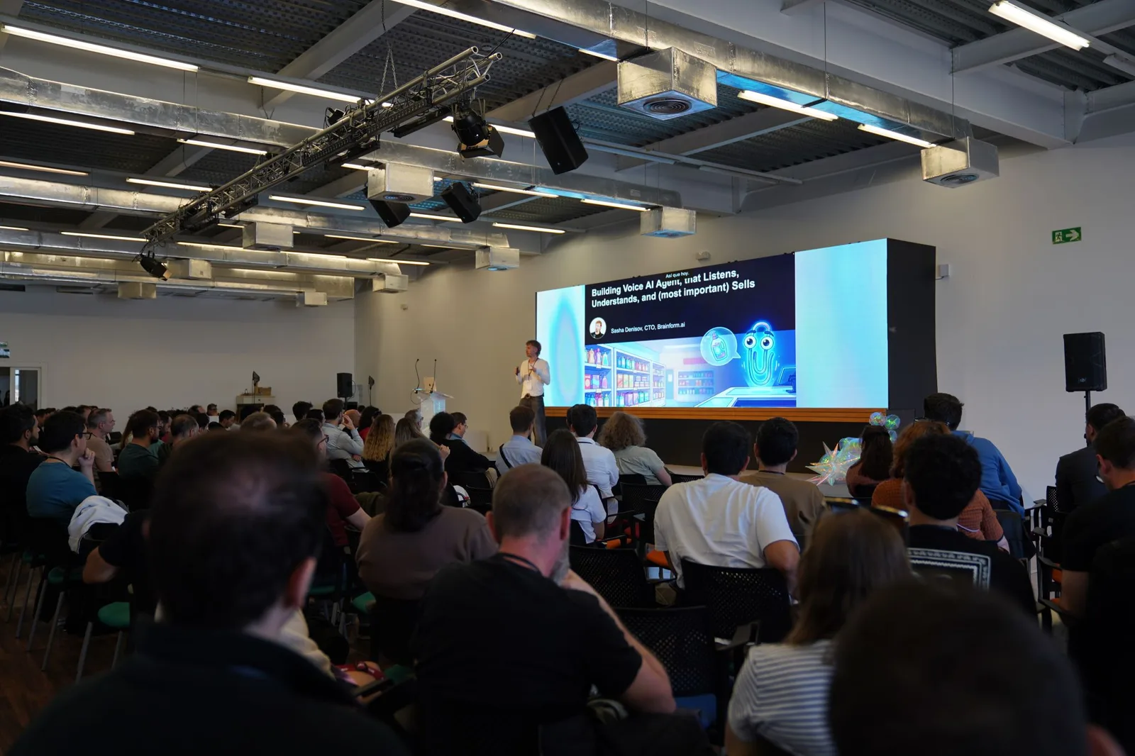 Full main room during a technical talk at Gen AI Summit EU 2026 in Valencia