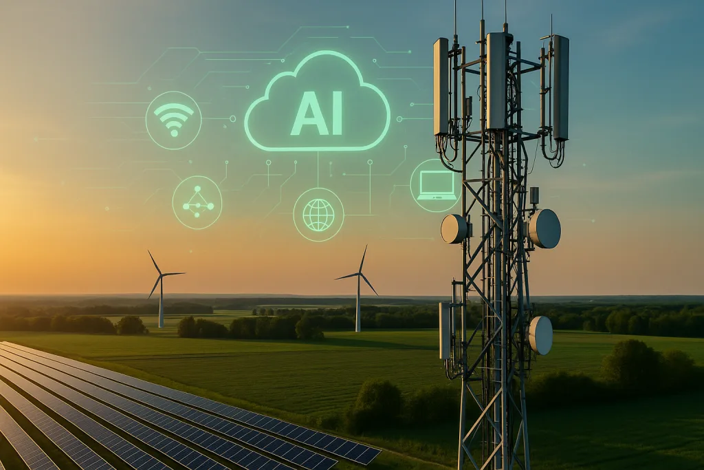 Sostenibilidad IA telecomunicaciones